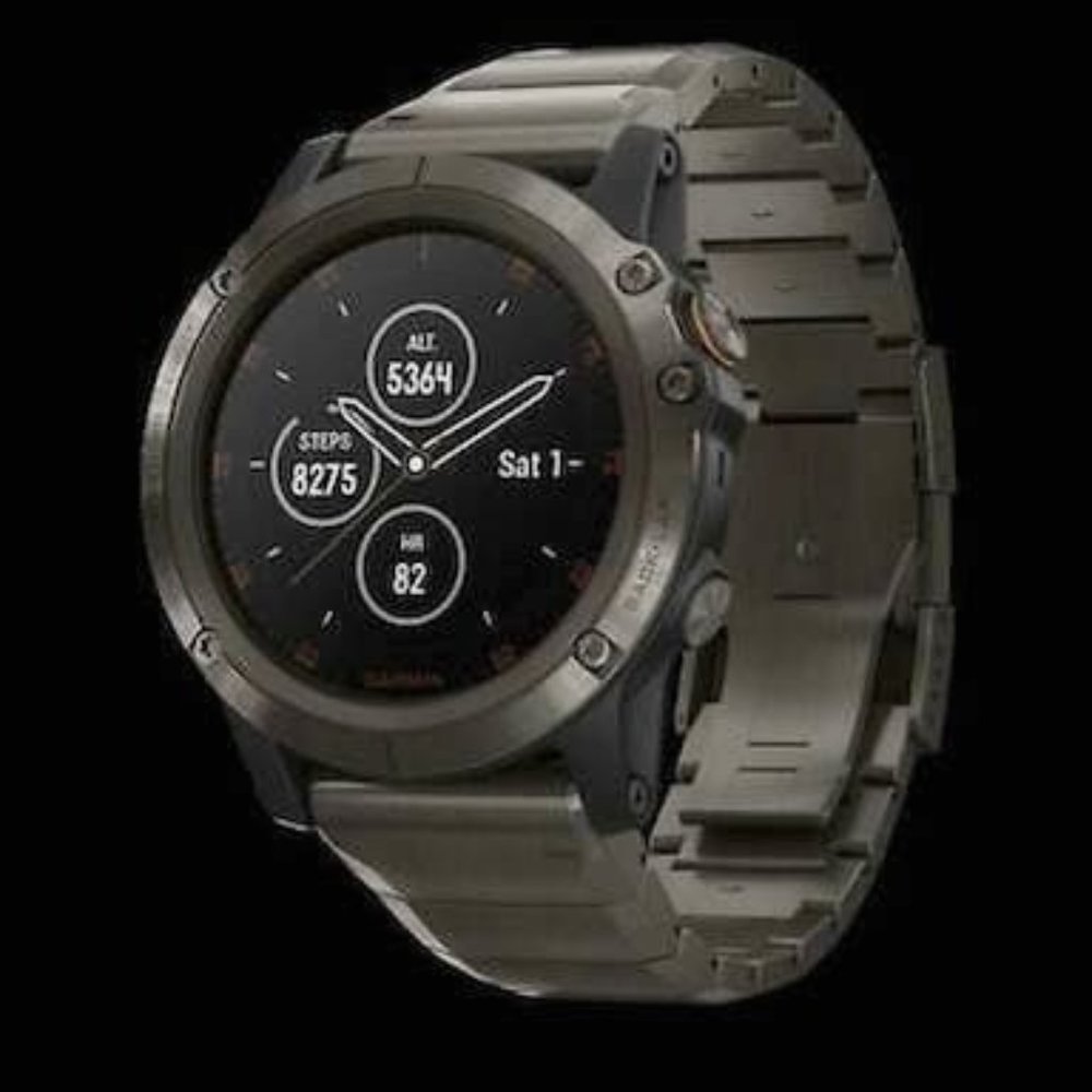 Garmin Fenix 5X Plus Sapphire Gray Titanium | 010-01989-04
